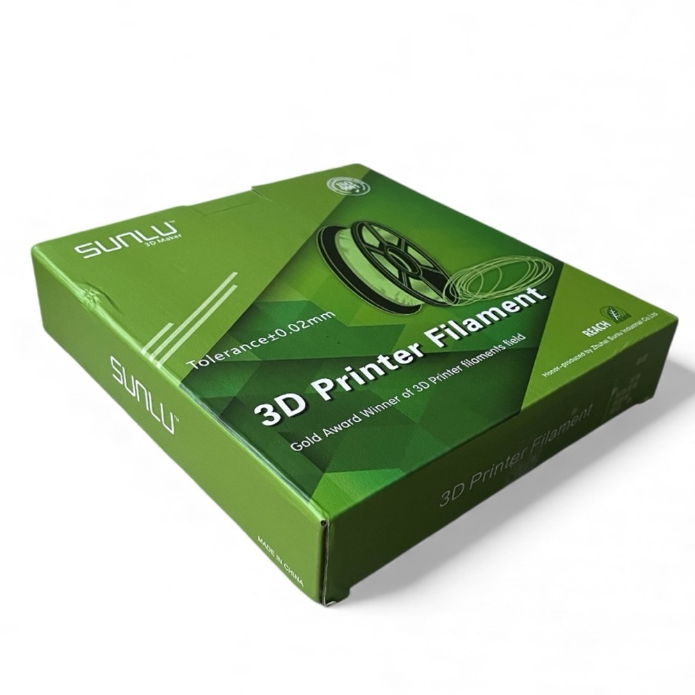 NIB Sunlu 3D Printer Filament PLA 1.75mm Reach RoHs Award Winner in Black - Picture 2 of 6